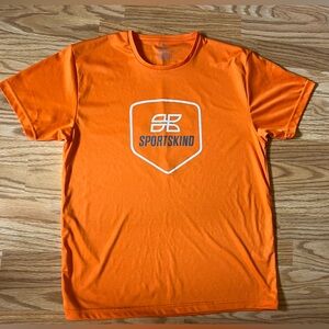 🧡 Sportskind Performance Dri-Fit T-Shirt – Orange, Size L